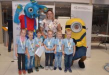 Ülenurme lasteaia võistkond rahvusvahelisel LEGO-võistlusel