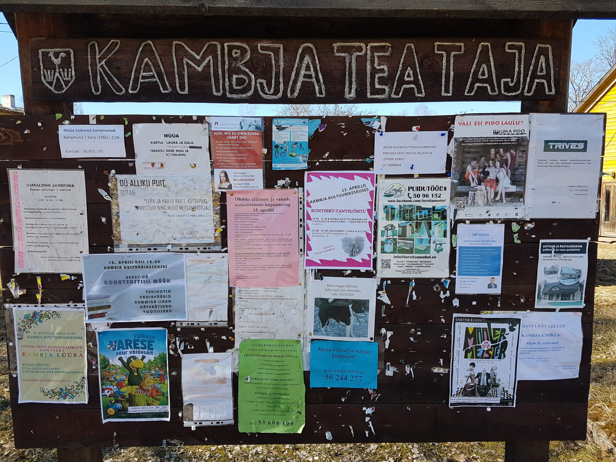 Teadetetahvel on tegija!