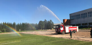 Töömasinast lekkis õli