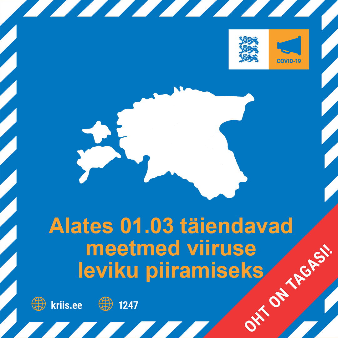 Valitsus kehtestas rangemad piirangud alates 1. märtsist