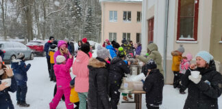 Lumerohke vastlapäev ja pakaseline vabariigi aastapäeva aktus Kuuste koolis