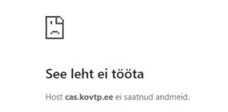 Omavalitsuste veebides talitlushäired