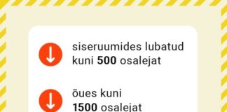 Valitsus vähendab kontrollimata avalikel üritustel ja tegevustes lubatud osalejate hulka