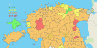 Ööpäevaga lisandus 378 positiivset COVID-19 testi, vallas 2