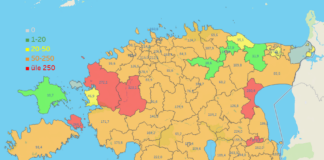 Ööpäevaga lisandus 344 , vallas 7 positiivset testi