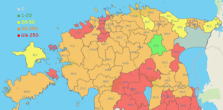 COVID-19 tõttu vajab haiglaravi 122 inimest, vallas lisandus 10 nakatunut