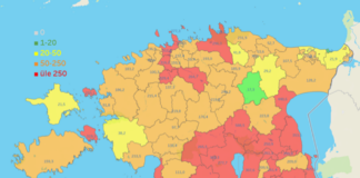 Sümptomaatilise COVID-19 tõttu vajab haiglaravi 123 inimest, vallas lisandus 6 nakatunut