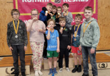 Ülenurme gümnaasiumi maadlejate medalisadu