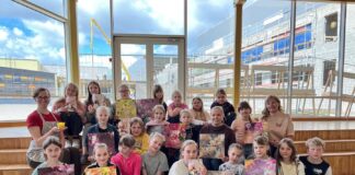 Kunstilaager ja tänavakunsti töötuba ÜG-s