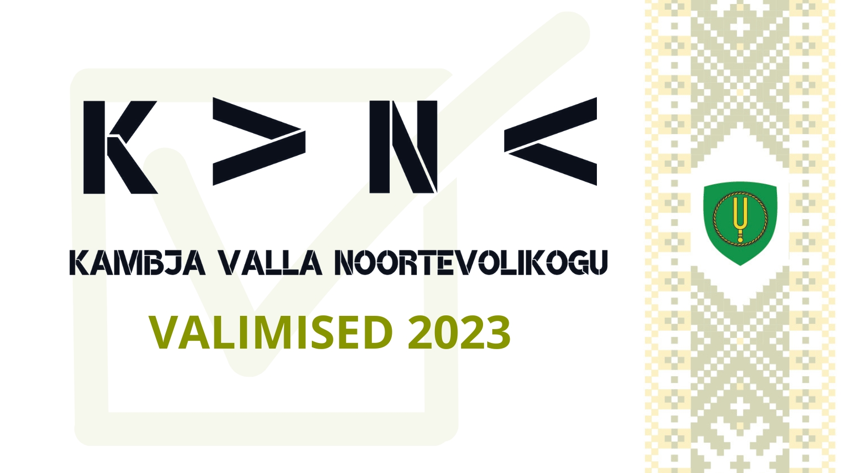 Toimuvad Kambja Valla Noortevolikogu valimised