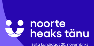 Kutsutakse märkama ja tunnustama noortevaldkonda panustajaid