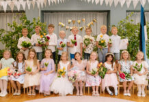 Ülenurme Lasteaia Nurmepesa lõpetajad astuvad kooliteele