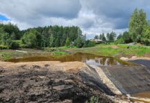 Jätkuvad Aarike paisjärve rekonstrueerimistööd
