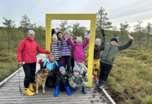Unipiha lapsed külastasid Valgesoo õpperada