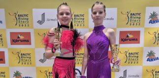 Rahvusvahelistelt tantsuvõistlustelt tuli kaksikvõit Kambja valda