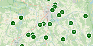 Enefiti veebikaart näitab, kuhu ulatub kiire interneti võrk