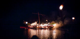 Seitsmes muinastulede öö Pangodi järve ääres