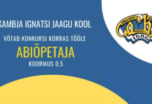 Tule abiõpetajaks Kambja Ignatsi Jaagu kooli!