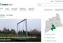 Kambja valla koduleht sai uue ja värskema ilme