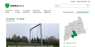 Kambja valla koduleht sai uue ja värskema ilme