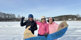 Kuklid, kelgud ja kogukonnarõõm Unipiha kooli õuel