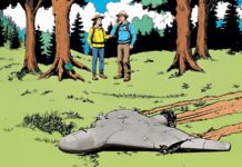 Eksinud droon tabas Auvere elektrijaama korstent