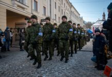 Tartus toimub Kaitseliidu Kuperjanovi malevkonna lipu annetamise tseremoonia