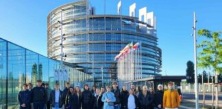 Euroscola viis Ülenurme noored Euroopa Parlamenti