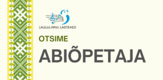 Laululinnu tiim ootab enda sekka abiõpetajat